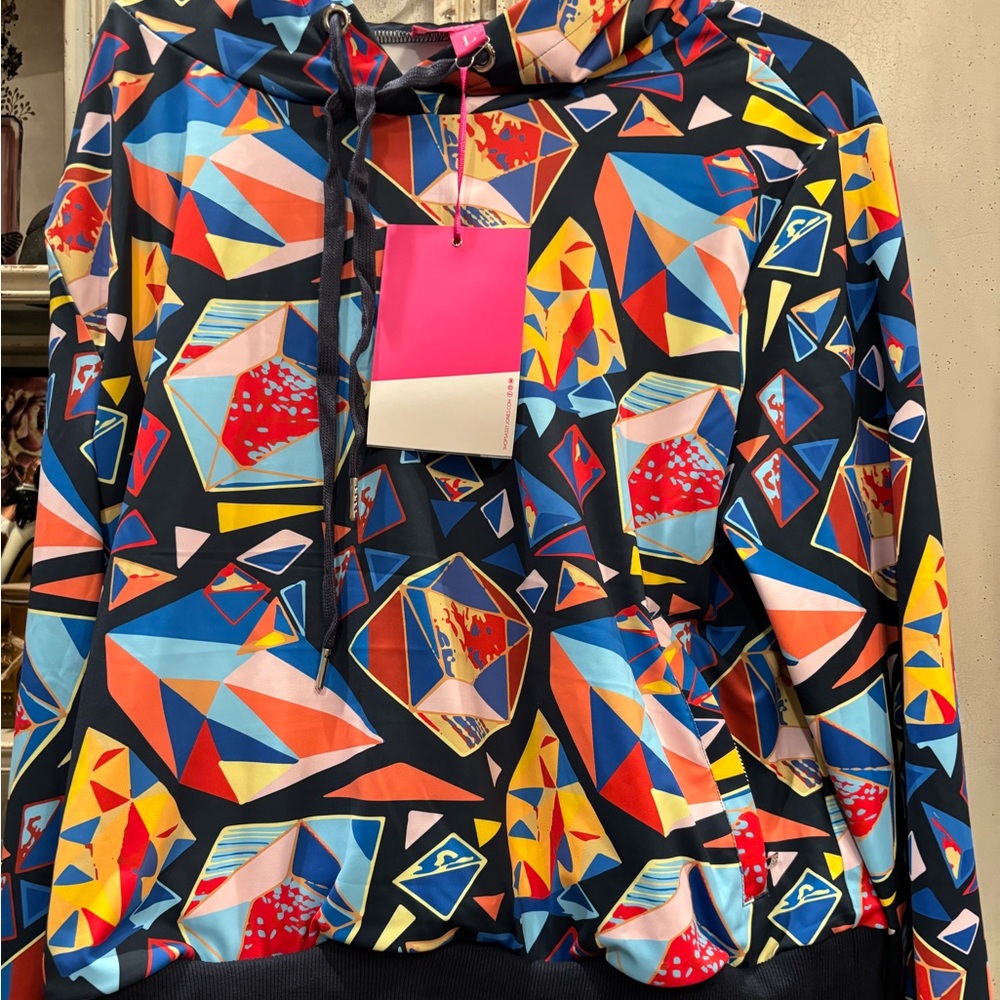 Sassy Jones 2 piece sweatsuit.  Size Large. New